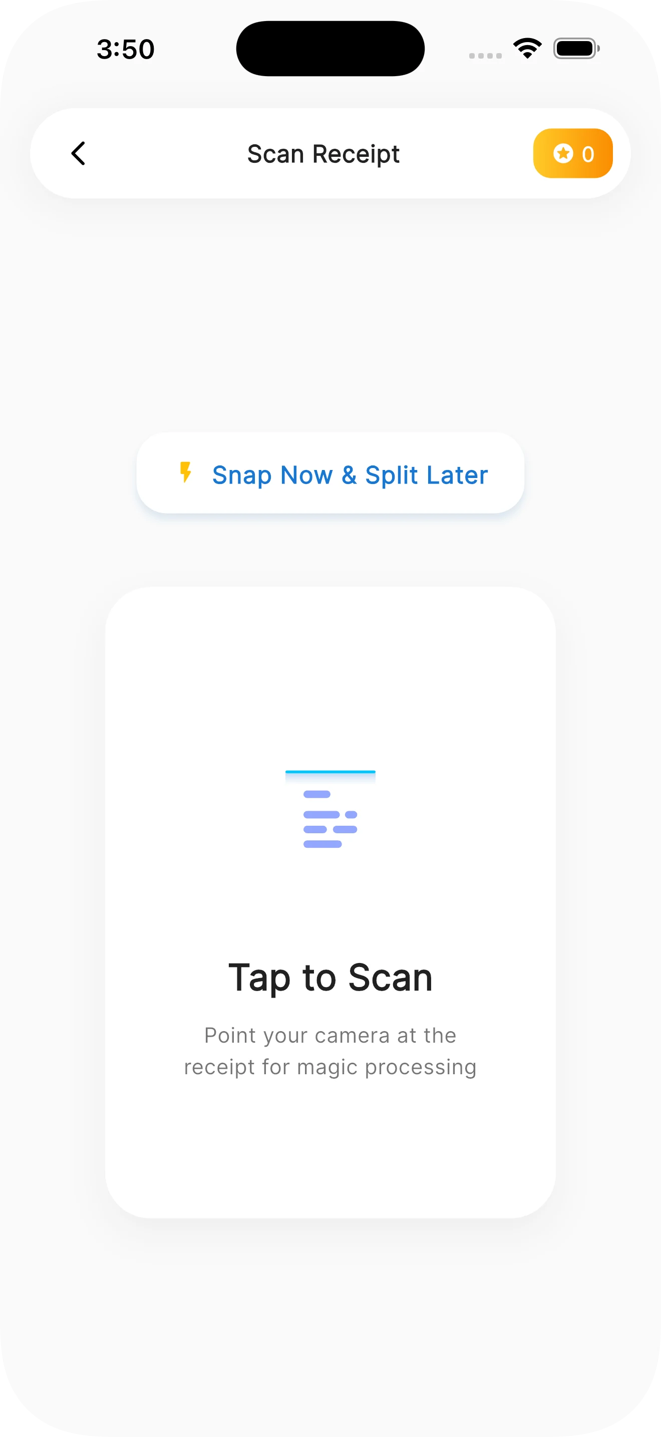 Receipt Scan
